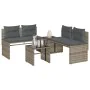 Set mit 4 Gartensofas und Kissen synthetisches Rattangrau von , Gartensets - Ref: Foro24-4003880, Preis: 282,83 €, Rabatt: %