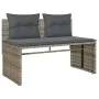 Set mit 4 Gartensofas und Kissen synthetisches Rattangrau von , Gartensets - Ref: Foro24-4003880, Preis: 282,83 €, Rabatt: %