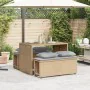 3-teiliges Garten-Esszimmerset mit Kissen synthetisches Rattan beige von , Gartensets - Ref: Foro24-4003905, Preis: 242,41 €,...