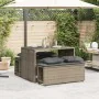 3-piece garden dining set with gray synthetic rattan cushions by , Garden sets - Ref: Foro24-4003904, Price: 242,41 €, Discou...