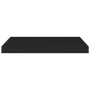 Floating wall shelf 4 pcs MDF black 60x23.5x3.8 cm by vidaXL, Shelves and shelves - Ref: Foro24-323834, Price: 51,18 €, Disco...