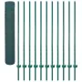 Wire mesh fence with green 25x1.5m steel posts by , fence panels - Ref: Foro24-144611, Price: 216,29 €, Discount: %