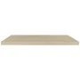 Floating wall shelves 2 pcs MDF oak 90x23.5x3.8 cm by vidaXL, Shelves and shelves - Ref: Foro24-323881, Price: 46,88 €, Disco...