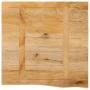 Solid mango wood natural edge table top 40x40x2.5 cm by , Table tops - Ref: Foro24-370438, Price: 23,49 €, Discount: %