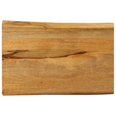 Solid mango wood natural edge table top 50x40x3.8 cm by , Table tops - Ref: Foro24-370775, Price: 40,70 €, Discount: %