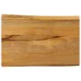 Solid mango wood natural edge table top 50x40x3.8 cm by , Table tops - Ref: Foro24-370775, Price: 40,70 €, Discount: %