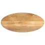 Ovaler Massivholz-Tischplatte aus Mangoholz 120x60x2,5 cm von , Tischplatten - Ref: Foro24-370846, Preis: 77,43 €, Rabatt: %