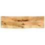 Solid mango wood natural edge table top 110x40x2.5 cm by , Table tops - Ref: Foro24-370349, Price: 54,40 €, Discount: %