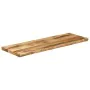 Solid mango wood table top with natural edge, 110x40x3.8 cm by , Table tops - Ref: Foro24-370685, Price: 72,99 €, Discount: %