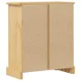 Badezimmerschrank Corona aus massiver Kiefer 70x33x80 cm von , Badezimmermöbel - Ref: Foro24-4013404, Preis: 114,42 €, Rabatt: %