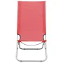 Folding beach chairs 2 units red fabric by vidaXL, Garden chairs - Ref: Foro24-310376, Price: 69,60 €, Discount: %