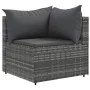 6-piece garden furniture set with gray synthetic rattan cushions by , Garden sets - Ref: Foro24-3308170, Price: 393,99 €, Dis...