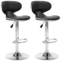 Kitchen stools 2 units black synthetic leather by vidaXL, Kitchen stools - Ref: Foro24-323644, Price: 131,97 €, Discount: %