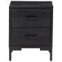 Bedside tables 2 units solid black pine wood 36x30x45 cm by , Nightstands - Ref: Foro24-3120339, Price: 160,81 €, Discount: %