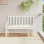 Cushion for garden bench in cream melange fabric 120x50x7 cm by , Cushions for chairs and sofas - Ref: Foro24-4002544, Price:...