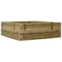 Impregnated pine wood planter 70x70x23 cm by , Pots and planters - Ref: Foro24-847197, Price: 61,07 €, Discount: %