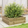 Impregnated pine wood planter 70x70x23 cm by , Pots and planters - Ref: Foro24-847197, Price: 61,07 €, Discount: %