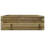 Impregnated pine wood planter 70x70x23 cm by , Pots and planters - Ref: Foro24-847197, Price: 61,07 €, Discount: %