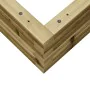 Impregnated pine wood planter 70x70x23 cm by , Pots and planters - Ref: Foro24-847197, Price: 61,07 €, Discount: %