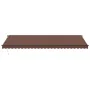 Automatic retractable awning with brown LED lights 600x300 cm by , Awnings - Ref: Foro24-3310224, Price: 678,07 €, Discount: %