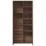 Tall engineered wood brown oak sideboard 80x35x180 cm by , Lockers and storage cabinets - Ref: Foro24-3276657, Price: 233,66 ...