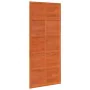 Solid pine wood barn door in honey brown color, 90x208 cm by , Doors - Ref: Foro24-850643, Price: 122,60 €, Discount: %