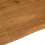 Solid mango wood natural edge table top 100x80x3.8 cm by , Table tops - Ref: Foro24-370604, Price: 113,38 €, Discount: %