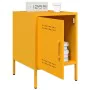 Yellow mustard steel bedside table 36x39x50.5 cm by , Nightstands - Ref: Foro24-842916, Price: 70,35 €, Discount: %