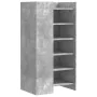 Shoe rack made of gray concrete wood engineering 52x37.5x100 cm by , Shoe racks and shoe organizers - Ref: Foro24-848447, Pri...