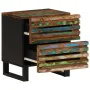 Solid recycled wood bedside table 40x34x46 cm by , Nightstands - Ref: Foro24-377434, Price: 82,13 €, Discount: %