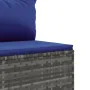 5-piece garden furniture set with gray synthetic rattan cushions by , Garden sets - Ref: Foro24-3308095, Price: 309,72 €, Dis...