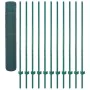 Wire mesh fence with steel posts 25x1.5 m green by , fence panels - Ref: Foro24-144616, Price: 195,46 €, Discount: %