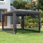 Partyzelt mit 4 Wänden aus anthrazitgrauem HDPE-Netzstoff 3x4 m. von , Zelte und Pavillons - Ref: Foro24-319234, Preis: 97,22...