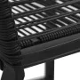 Garden chairs 4 units black rattan ropes by vidaXL, Garden chairs - Ref: Foro24-312160, Price: 295,55 €, Discount: %