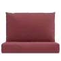 Kissen für Palettensofa, 2 Stück, Stoff in Rotwein-Melange. von , Kissen für Stühle und Sofas - Ref: Foro24-4002650, Preis: 4...