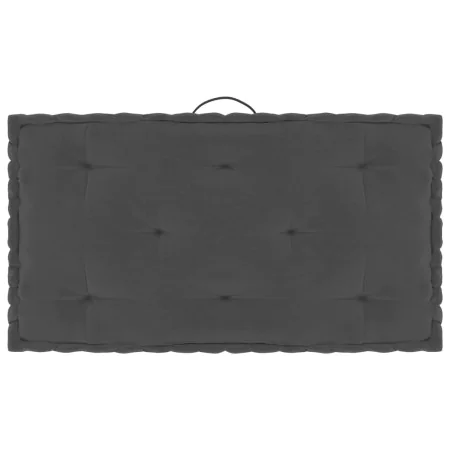 Anthracite gray cotton floor pallet cushion 73x40x7 cm by vidaXL, Cushions for chairs and sofas - Ref: Foro24-324683, Price: ...