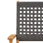 3-piece PE rattan and solid black wood bistro set by , Garden sets - Ref: Foro24-3281850, Price: 182,67 €, Discount: %