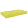 Apple green cotton floor pallet cushion 73x40x7 cm by vidaXL, Cushions for chairs and sofas - Ref: Foro24-324688, Price: 25,3...