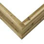 Pine wood planter box, treated, 110x110x23 cm by , Pots and planters - Ref: Foro24-847217, Price: 90,54 €, Discount: %