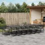 Gartenmöbel-Set, 17-teilig, mit schwarzen Polstern aus synthetischem Rattan. von , Gartensets - Ref: Foro24-3295017, Preis: 1...