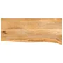 Solid mango wood natural edge table top 70x30x2.5 cm by , Table tops - Ref: Foro24-370429, Price: 29,44 €, Discount: %