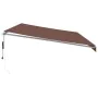 Automatic retractable brown awning 600x300 cm by , Awnings - Ref: Foro24-3310220, Price: 504,22 €, Discount: %