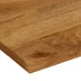 Massivholz-Tischplatte mit natürlicher Kante aus Mangoholz 80x80x3,8 cm. von , Tischplatten - Ref: Foro24-370602, Preis: 95,6...