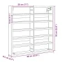 Vitrina de madera de ingeniería gris Sonoma 60x8,5x58 cm de , Estantes y estanterías - Ref: Foro24-847966, Precio: 43,22 €, D...