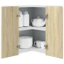 Eckschrank aus Sonoma-Eiche in Holzwerkstoff 57x57x60 cm. von , Küchenschränke - Ref: Foro24-849625, Preis: 70,42 €, Rabatt: %