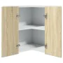 Eckschrank aus Sonoma-Eiche in Holzwerkstoff 57x57x60 cm. von , Küchenschränke - Ref: Foro24-849625, Preis: 70,42 €, Rabatt: %