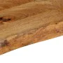 Solid mango wood table top with natural edge, 100x20x3.8 cm by , Table tops - Ref: Foro24-370468, Price: 40,89 €, Discount: %