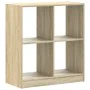 Regal aus Sonoma-Eichenfurnier, 68,5x32x75 cm. von , Bücherregale und Regale - Ref: Foro24-852809, Preis: 55,65 €, Rabatt: %