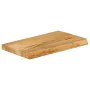 Solid mango wood natural edge table top 60x20x2.5 cm by , Table tops - Ref: Foro24-370416, Price: 18,53 €, Discount: %