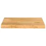 Solid mango wood natural edge table top 60x20x2.5 cm by , Table tops - Ref: Foro24-370416, Price: 18,53 €, Discount: %